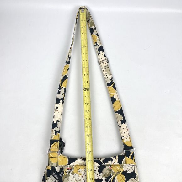 Vera Bradley Hipster Mailbag Crossbody Bag Purse & Zip Around Wallet DOGWOOD - Picture 14 of 16